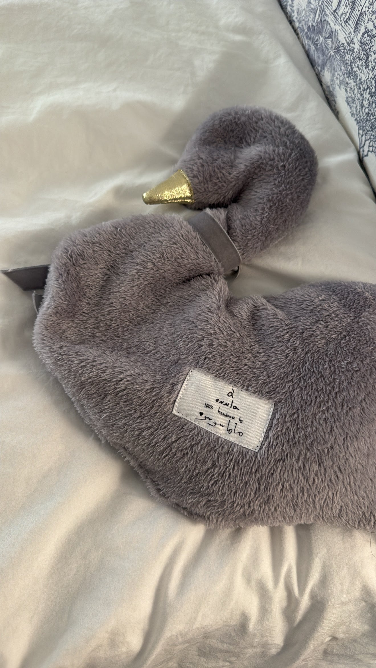 Silver swan heatable plushie 🦢🩶🌓