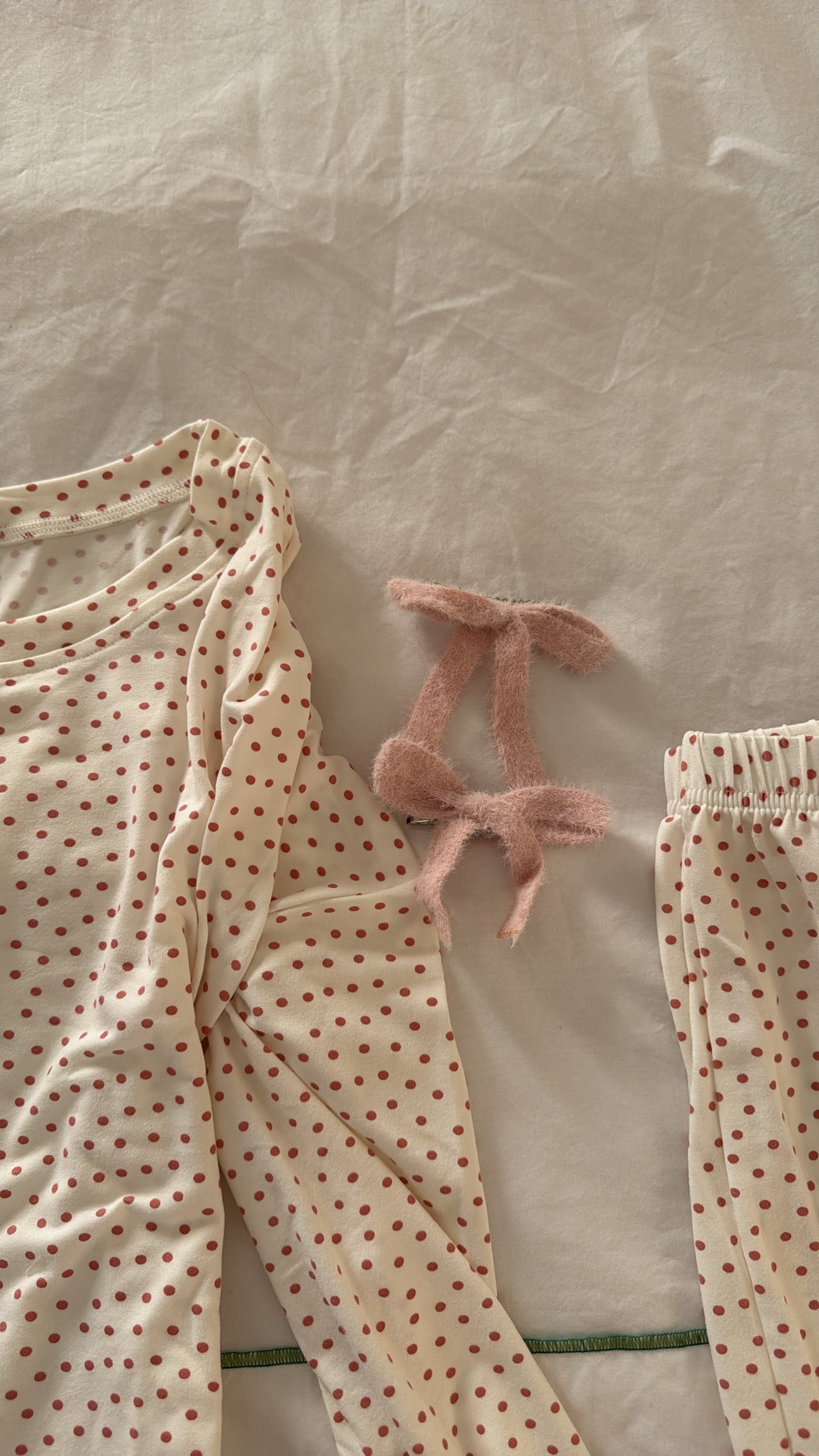 Pink polka pj set ๐๐๐ฐ๐
