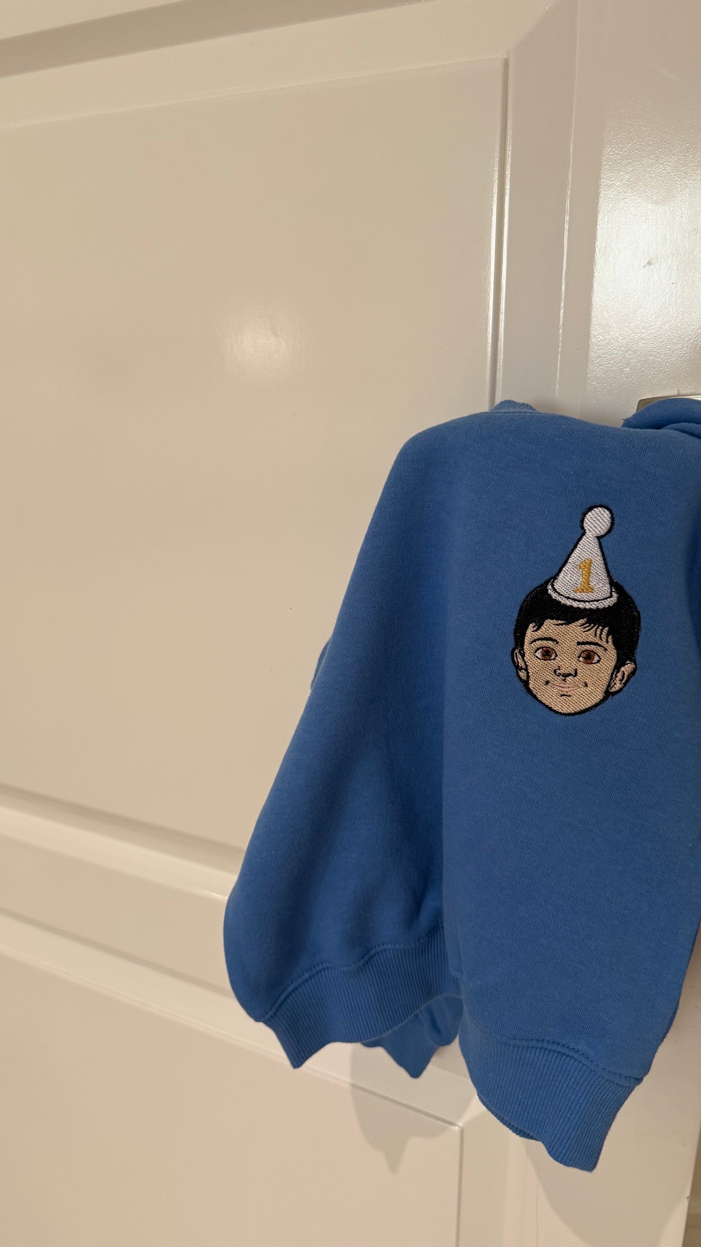 birthday baby sweater 🩵👼🏼🩵