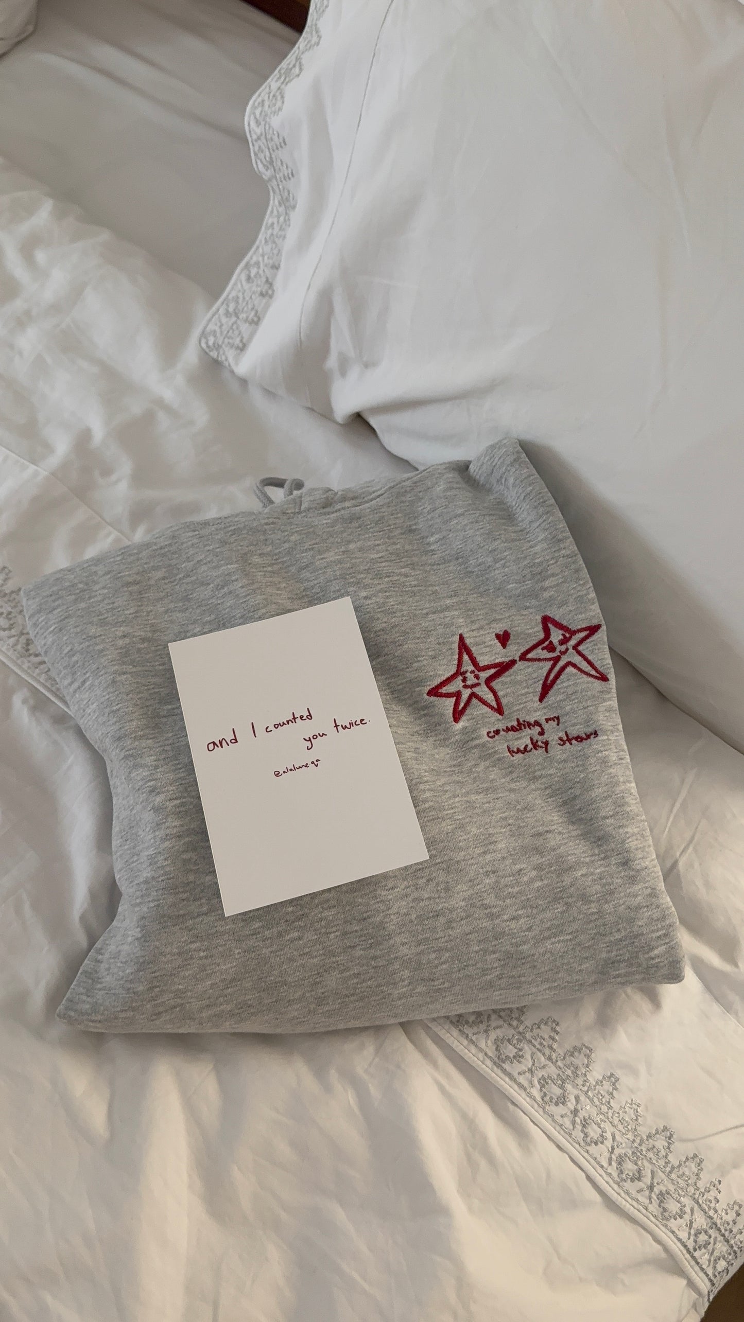 Counting my lucky stars hoodie🌟❤️