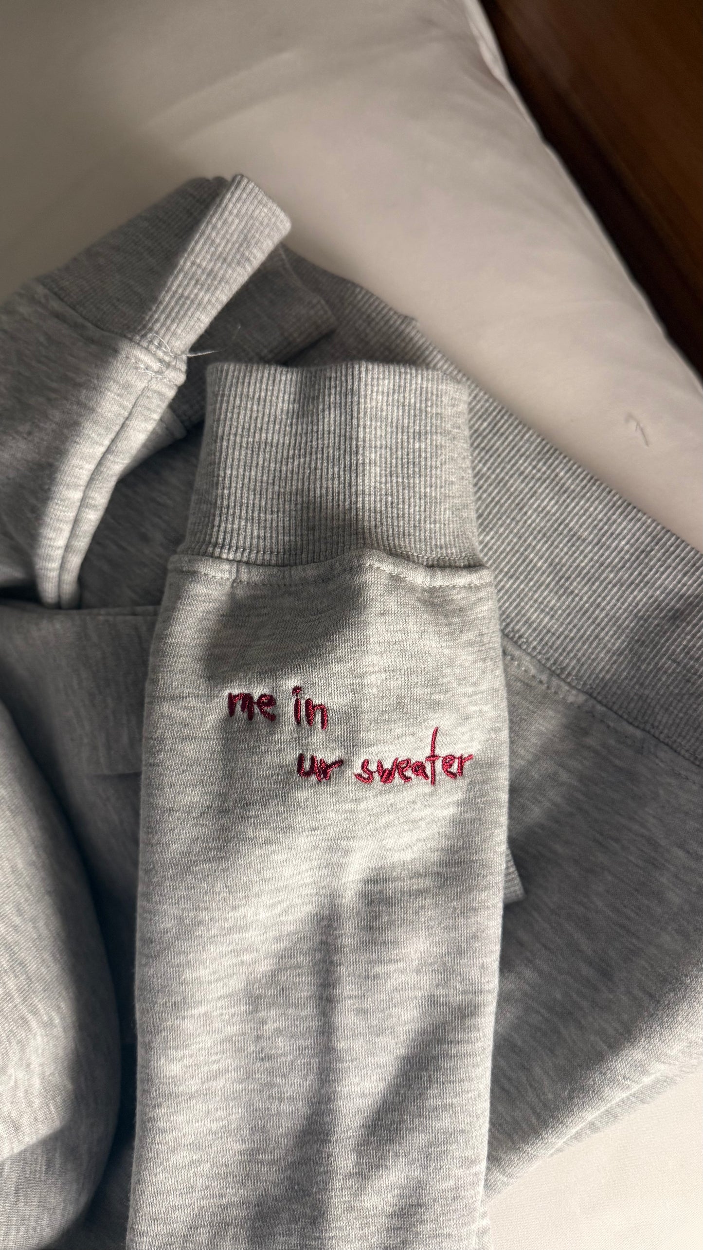 me in ur sweater ๐โค๏ธโ๐ฉน๐ (pre order)