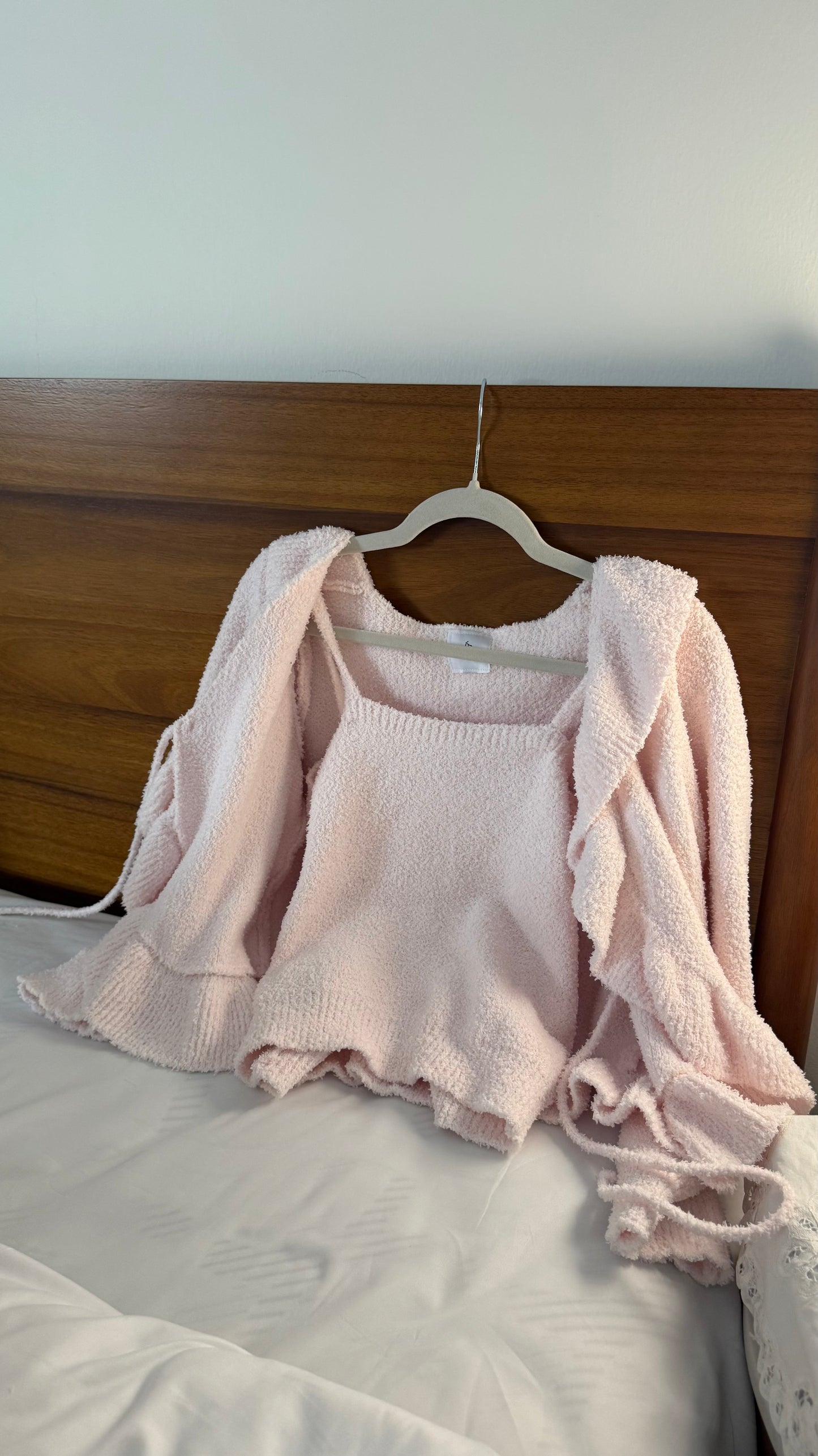 pink teddy fluff set 🧸💝