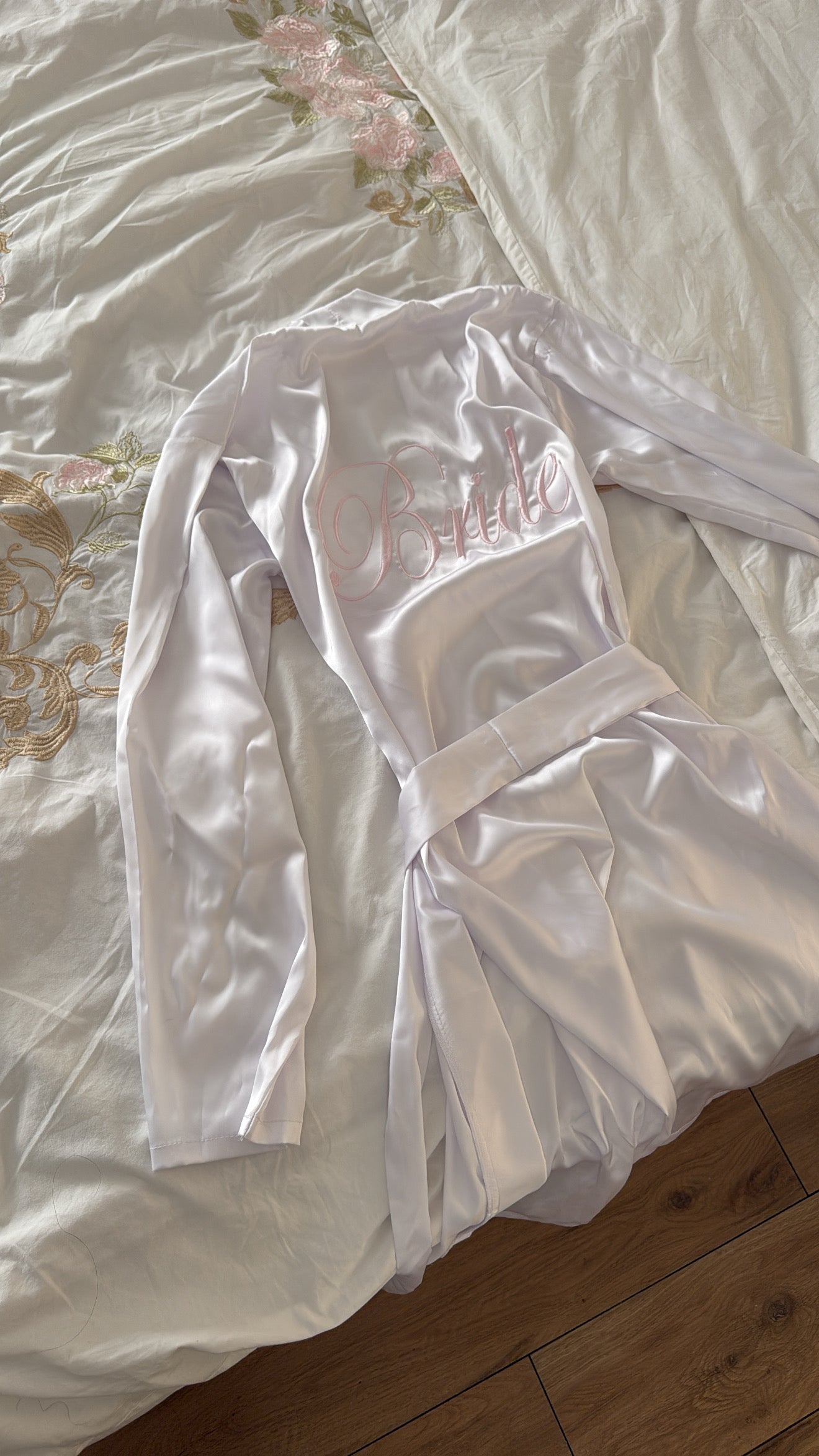 Bride robe 👰🏻‍♀️🤍💌