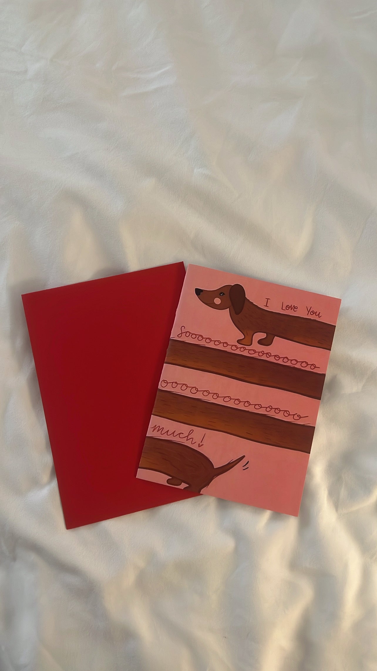 I love u so much card