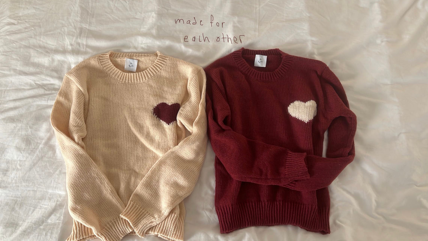 I hold a piece of u within me matching sweaters