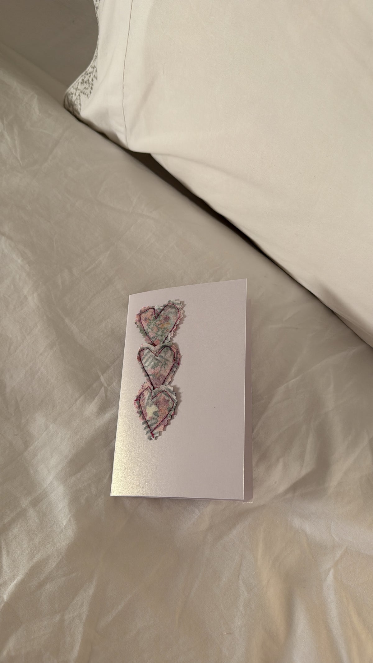 triple hearts card