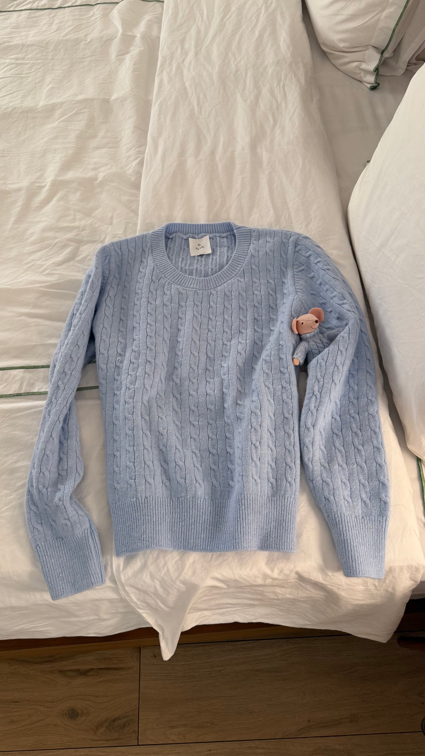 sky sweater 🐭🩵💌