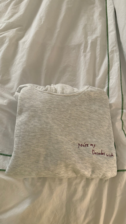 You’re my December wish hoodie ⭐️ (pre order)