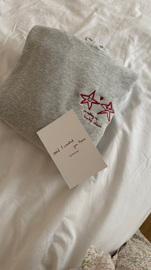 Counting my lucky stars hoodie🌟❤️