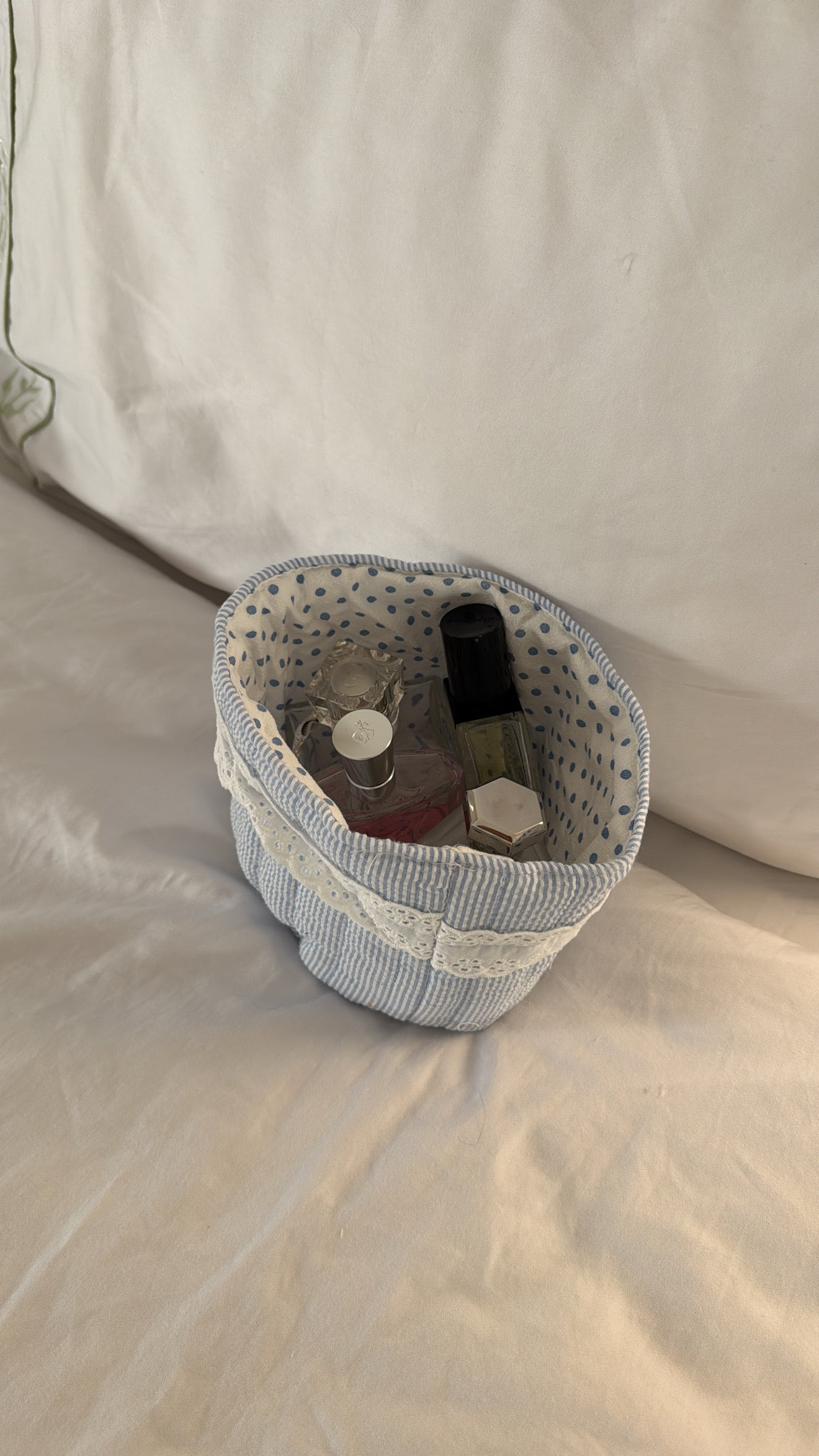 blueberry stripe basket🫐🩵