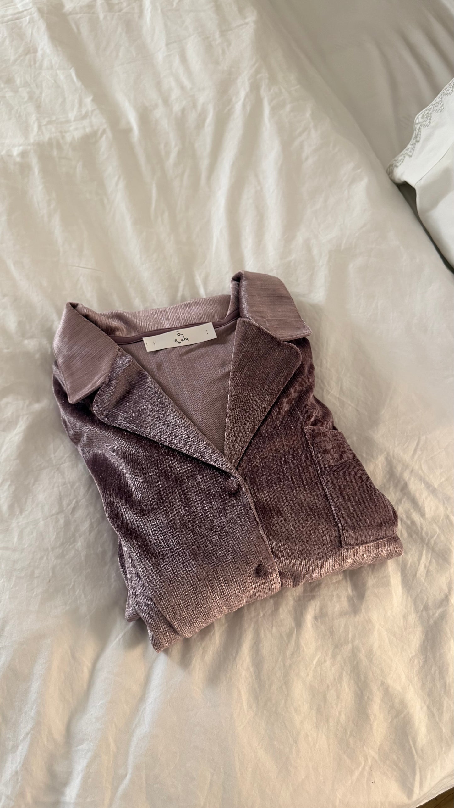 velvet glitter pj set 🔮