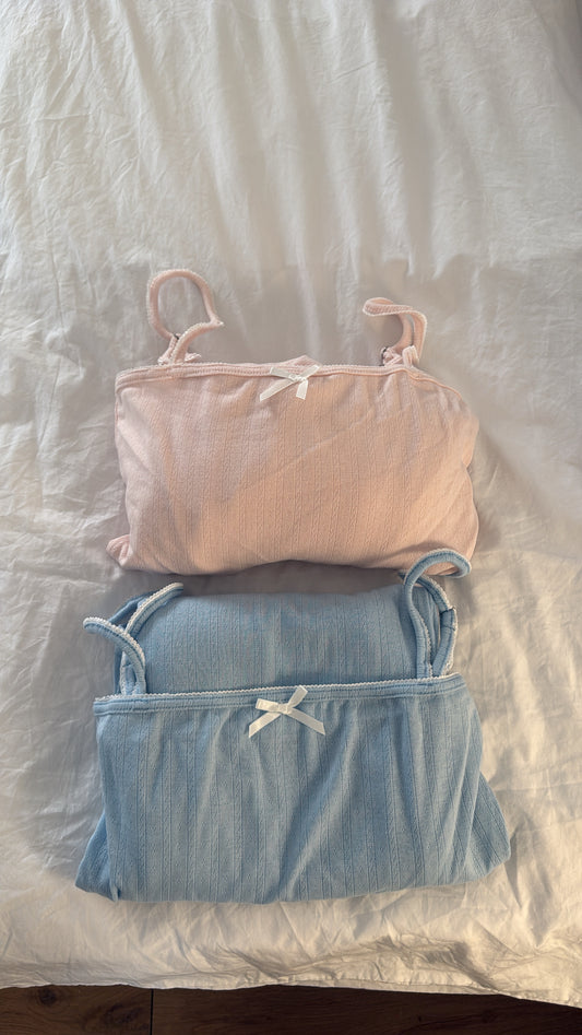 Twin threads 🏹🩷🩵🪡