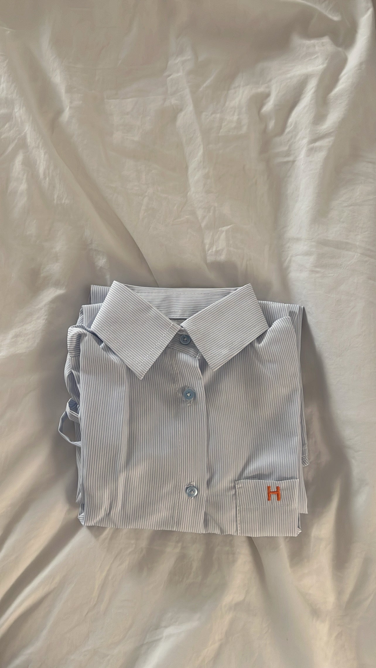 Soft baby blue stripes - (years)