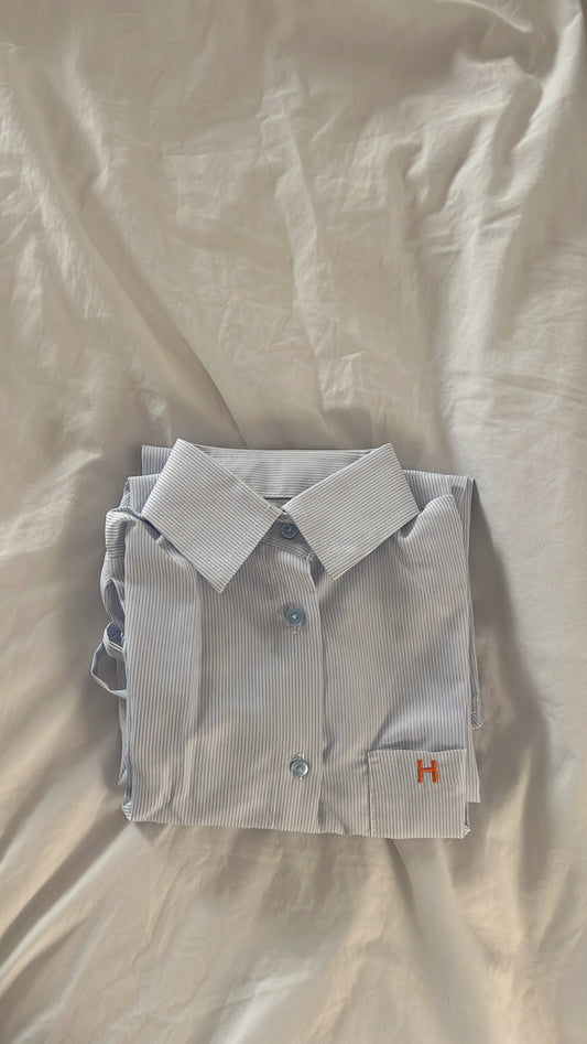 Soft baby blue stripes - (years)