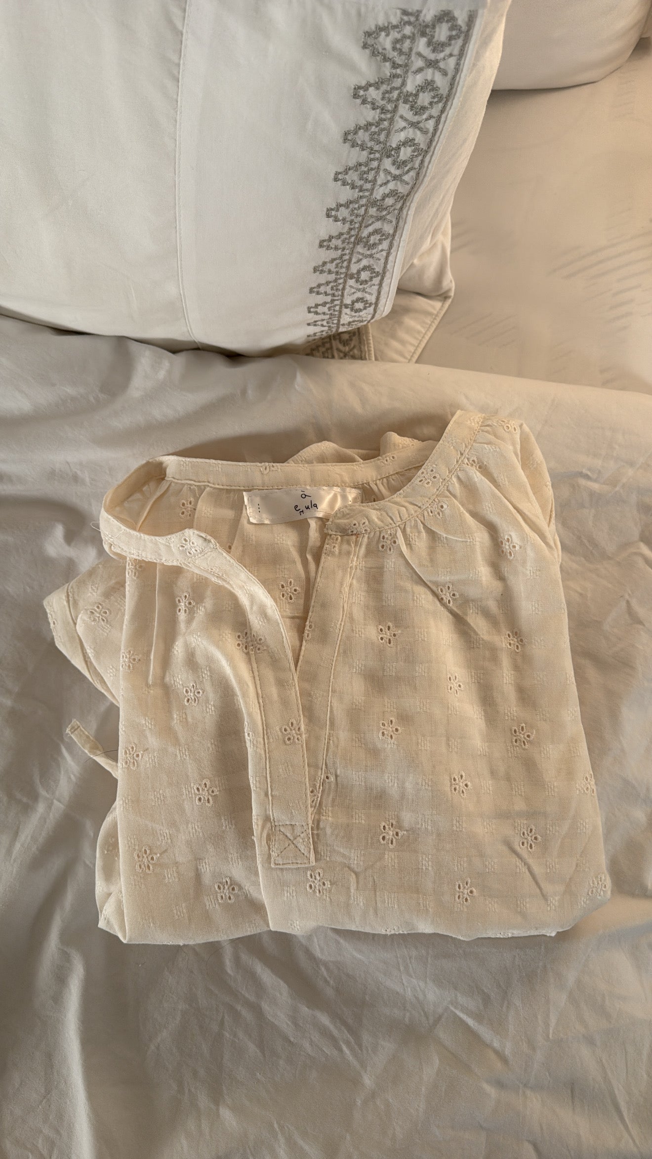 Vanilla ruffles pj 👼🏼🤍 (Eid limited)