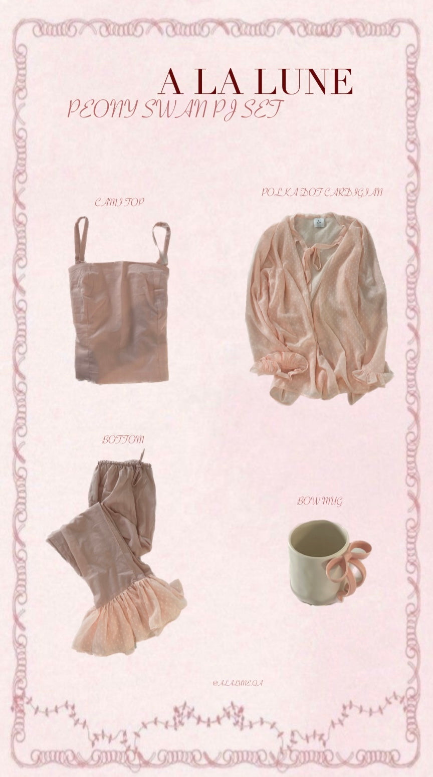 Peony Swan Pj 🦢🪷