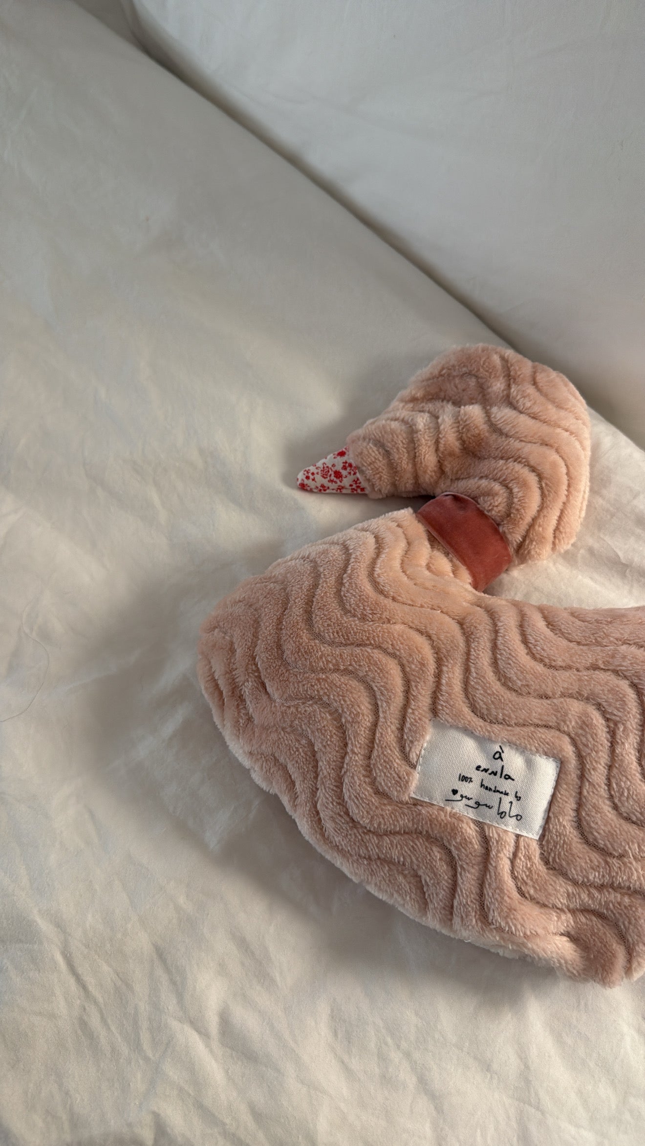 Swan heatable plushie 🦢🩷🎀🪻