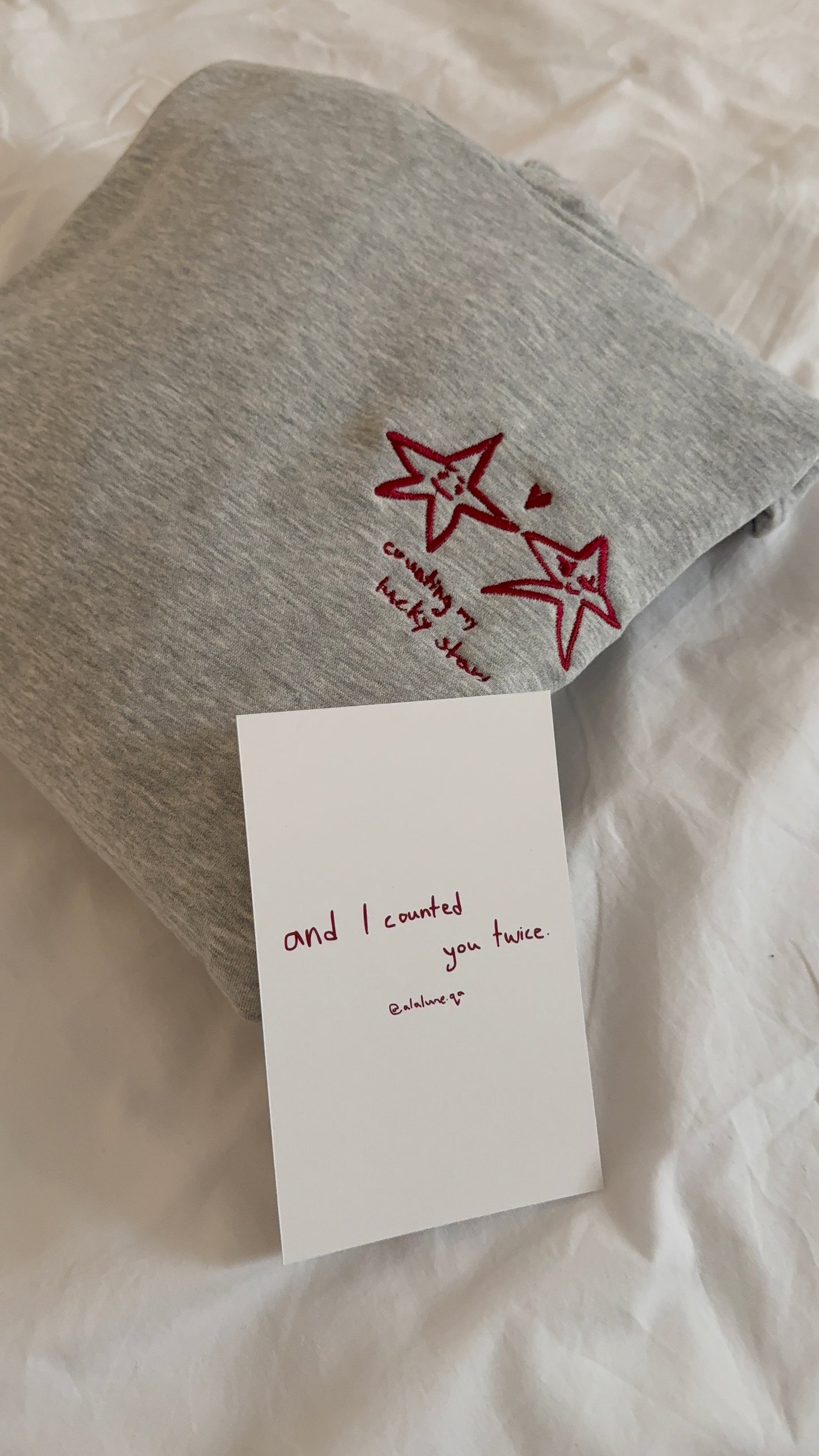 Counting my lucky stars hoodie🌟❤️