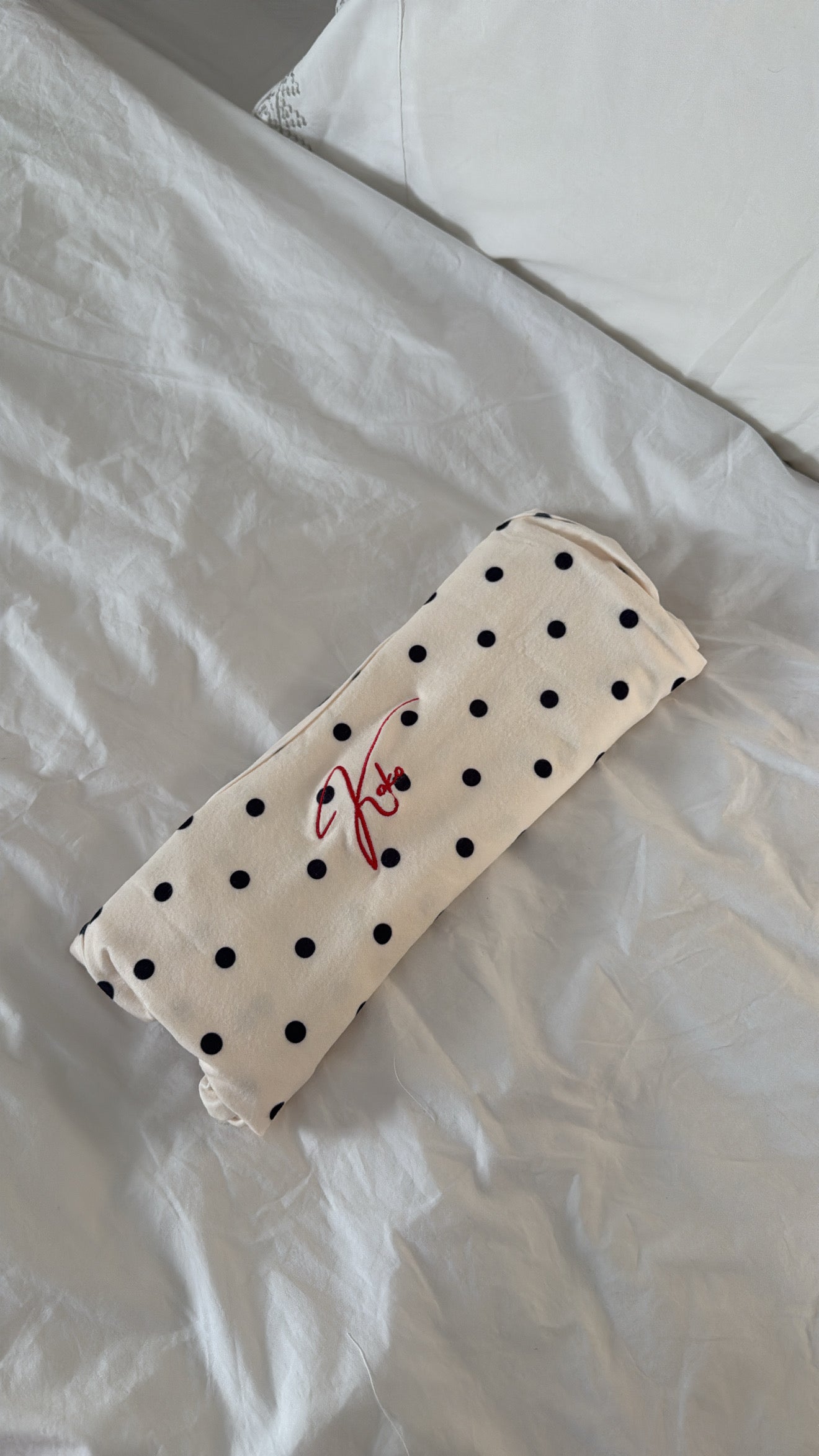 Polka tank top 🐞🤍🍒